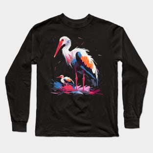 Stork Mothers Day Long Sleeve T-Shirt